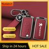 Car Sticker 2025 Hot Zinc Alloy Car Key Case Cover Shell Holder For Peugeot 107 207 307 307S 308 407 607 807 3008 5008 Protectio