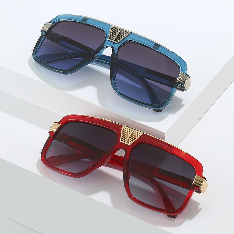Square Sunglasses, Square Glasses Men, Personalized Retro Large Frame Sunglasses Women