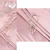 Trendy Alloy Geometric Earrings Asymmetrical Irregular Lava Drip Fashion Jewelry