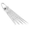 1 Set Stainless Steel Welding Taper Feeler Gauge Rulers Hole Inspection Tool 10mm