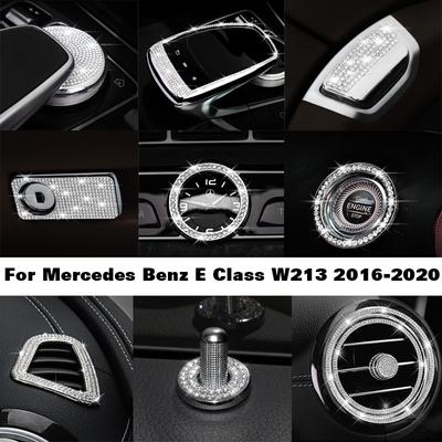 Diamond Sticker For Mercedes Benz E Class W213 E200 E300 Interior Modification Diamond Car Stickers Decoration Car