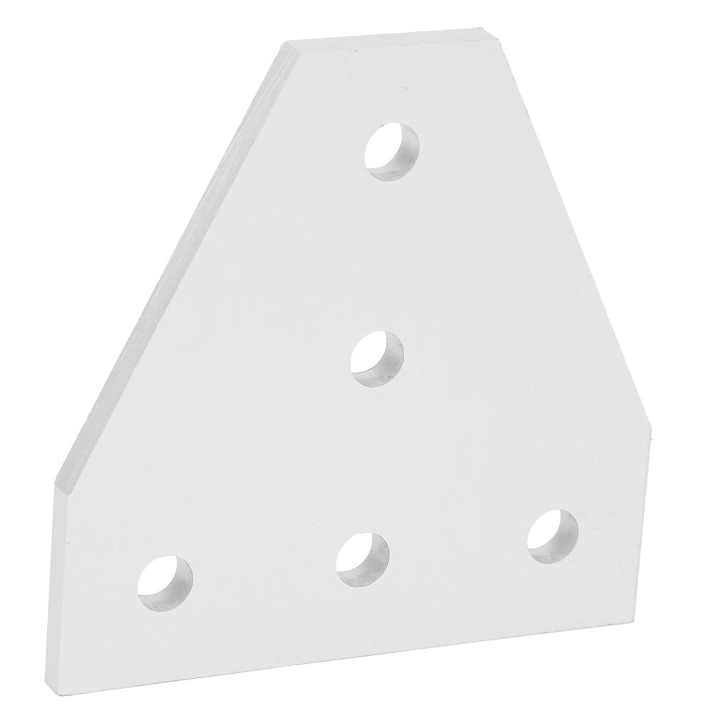 4pcs Surface Anodic Oxidation Joining Plate Sturdy Corner Bracket  For Industrial Frame Structure