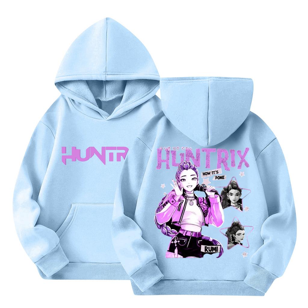 Women's Hooded Gradient Printed Long Sleeved Sweatshirt Loose Women's Sweatshirt  Sweatshirt