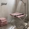 Foldable Pet Washing Stand Dog Grooming Hammock Stand Wash Station with Mesh Platform Stainless Steel 8-Hole Table for Cats Dogs Care Restraint