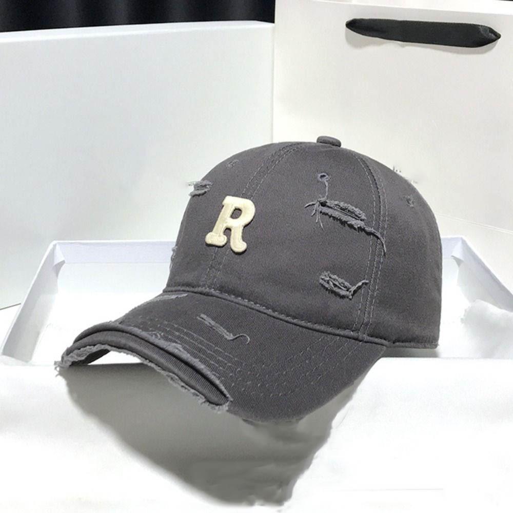 Adjustable Vintage Duck Tongue Cap Cotton Large Head Circlet Cap Over Size Baseball Cap  Summer