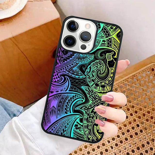 Maori Polynesian Samoan Tribal Phone Case for iPhone 17 Air 16 16e 15 Plus for Apple 13 11 12 14 Pro Max Cover Coque