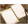 Letter Paper Stationary Set Retro Design Letter Paper for Vintage Invitations