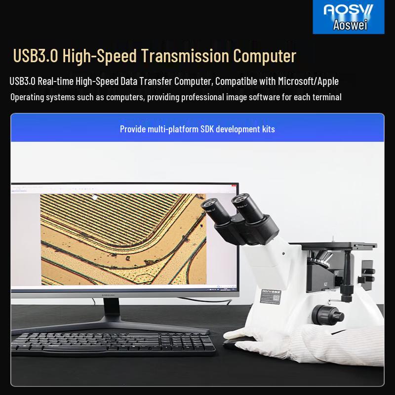 AOSVI TM28 Inverted Metallurgical Microscope