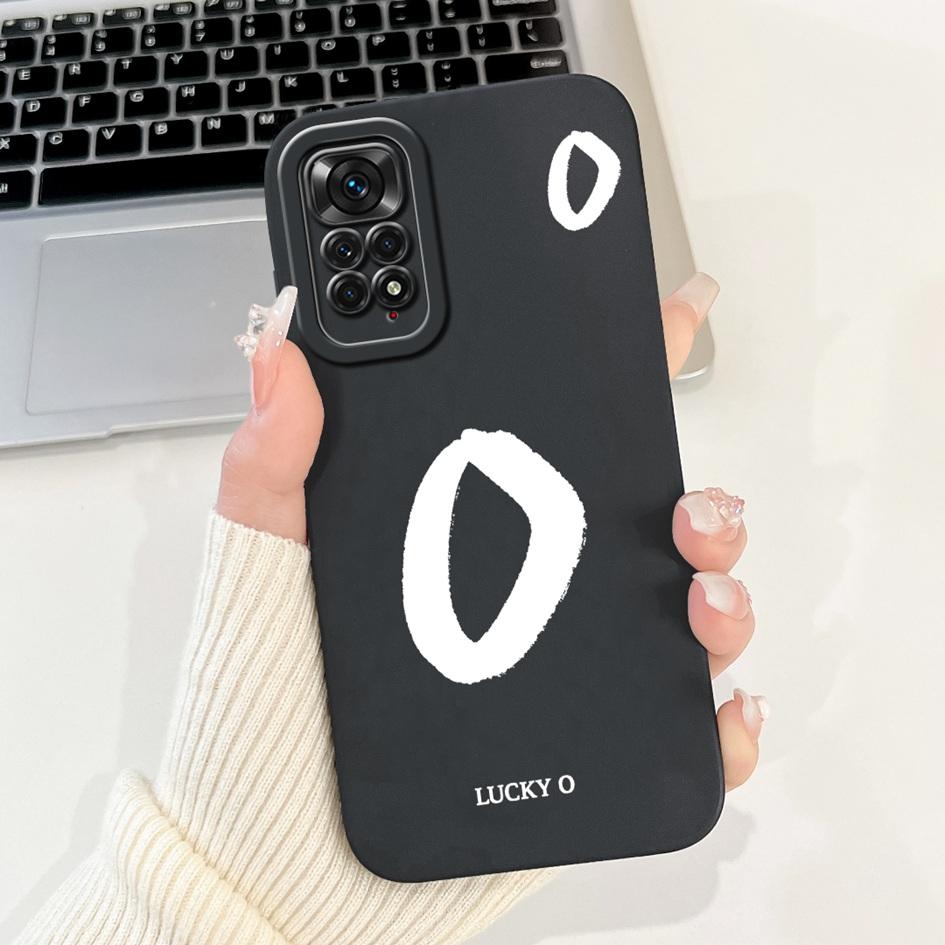 For Xiaomi Redmi Note 11S 4G Case Lovely Letters Soft Silicone Shockproof Phone Cover For Redmi Note 11 Pro Plus Note11 4G Funda