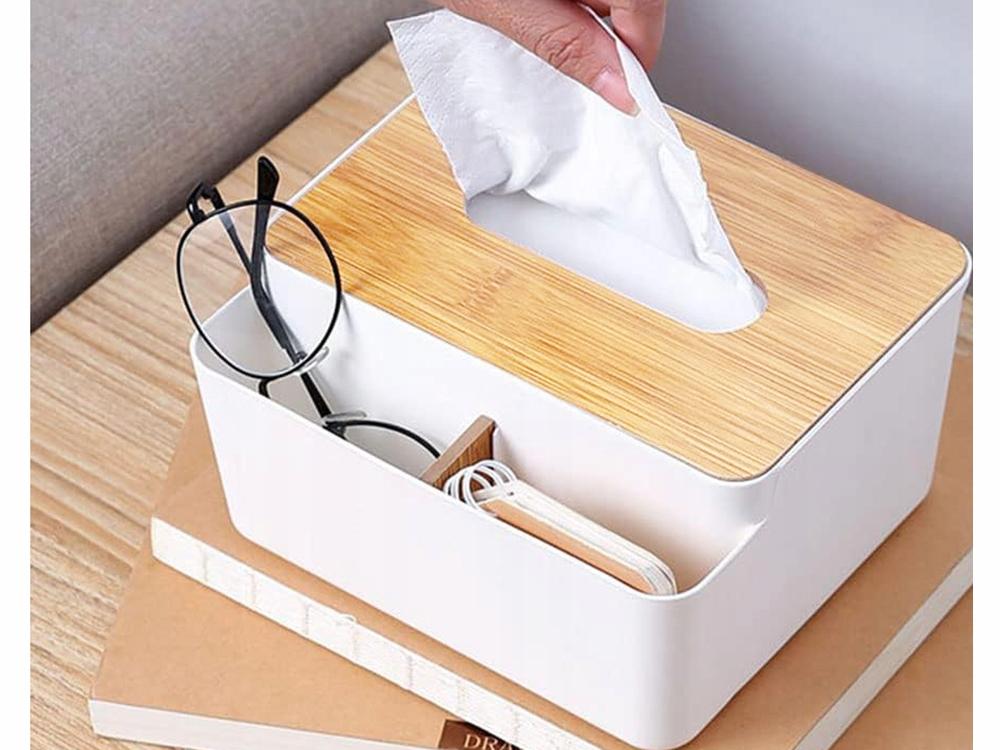 Tissue Box with Compartments (60)