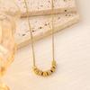 18K Gold Plated Titanium Steel Necklace for Women - Colorfast, Luxurious & Versatile Clavicle Chain