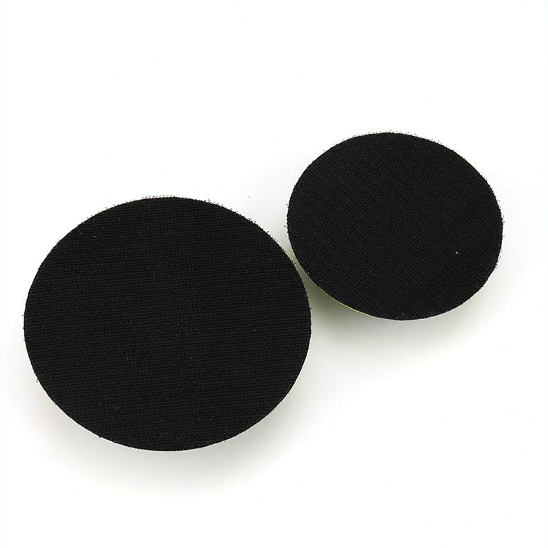 Self-Adhesive 4-Inch Flocking Sandpaper Disc for Angle Grinders - Hook & Loop Polishing Pad.