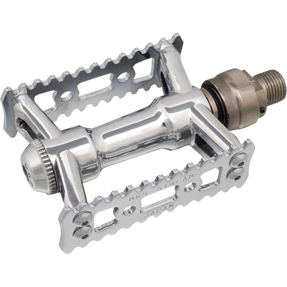 MKS Sylvan Stream Next EzySuperior Bicycle Pedals Silver Lightweight Durable Design