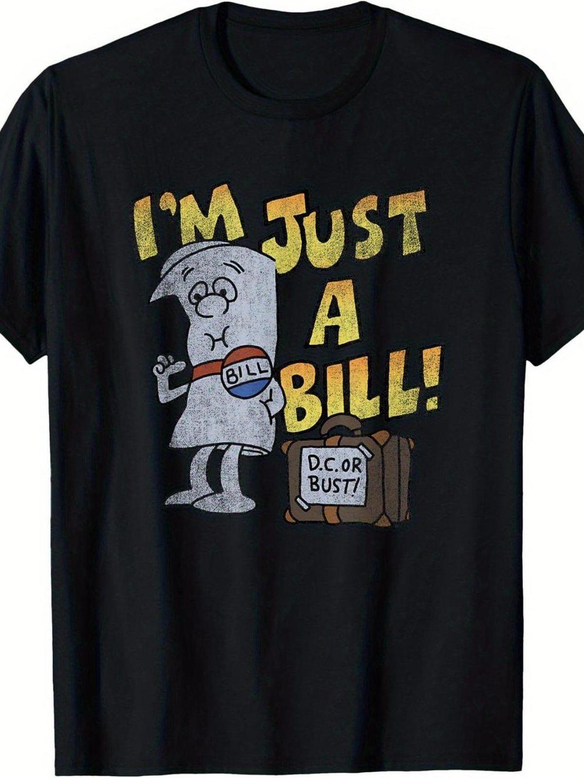 Ripple Junction X Schoolhouse Rock Im Just a Bill Congress T-Shirt Black Humo L