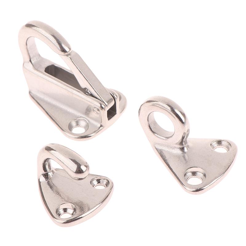 2 Τεμάχια Ανοξείδωτος Ατσάλινος Γάντζος με Ελατήριο Κλείδωμα Ναυτικός Σκάφος Ελατηριωτός Σύνδεσμος Σύνδεση Σχοινιού Γάντζος Προστασίας Εξαρτήματα Υλικού Σκάφους