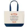 Tote Bag - PLANETEE - Shopping Bleu Séverine Also Great - Cotton - Printed In France - Large Capacity
