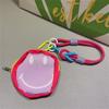 Korean Cute Cartoon Funny Triangle Coin Purse Phone Short Lanyard Strap Phone Bracelet Anti-Lost Lanyard Jewelry Girl Woman