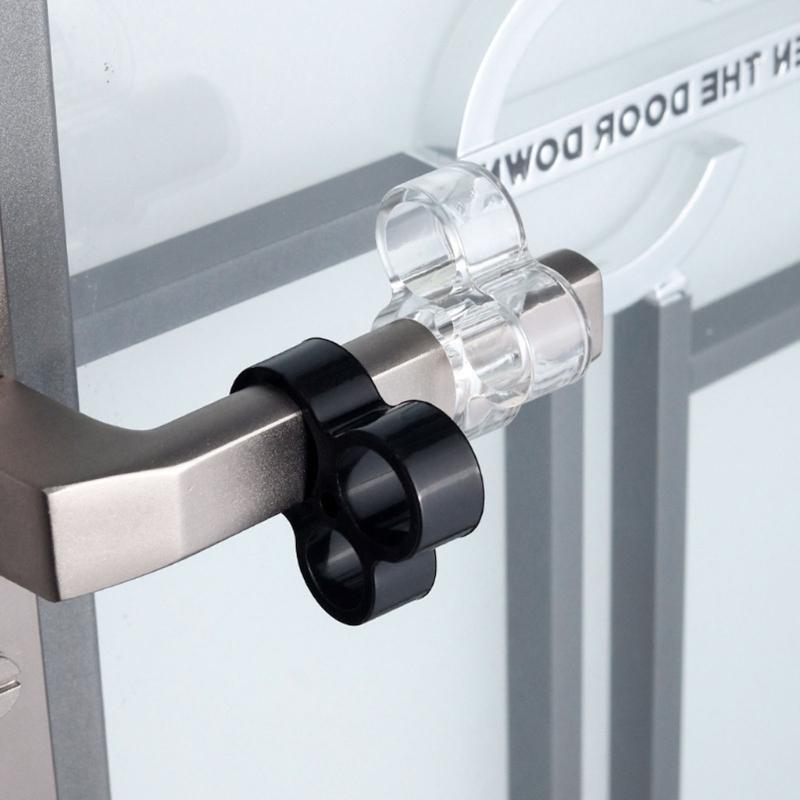 Invisible Door Bumpers Noises Reduction Quiet Stoppers Reusable Wall Guard for Glass Wooden Door Protecting