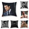 Super Gwiazda H-Henry Cavill Poszewka na Poduszkę Druk 3D Włókno Poliestrowe 40*40 Cm Domowa Sofa Dekoracyjna Poszewka na Poduszkę Dekoracja Prezent Festiwalowy
