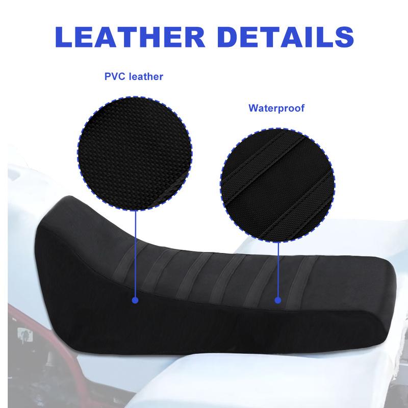 For Yamaha Blaster 200 YFS200/YFS200SE/YFS 200 1988-2006 Motorcycle Non-Slip Seat Cover Leather Striped Grip Gripper Seat Cover