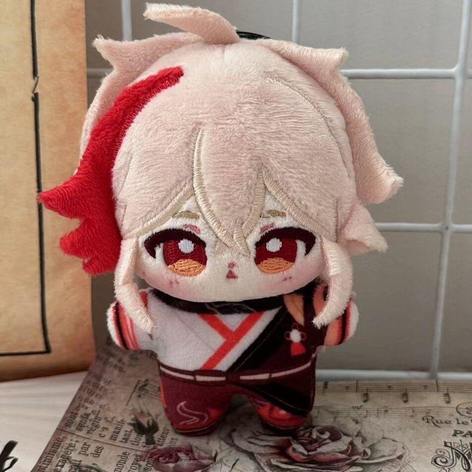 Genshin Impact 10cm Plush Doll Raiden Shogun Yae Miko Kamisato Ayaka Kokomi Pendant Keychain Anime Cosplay Stuffed Doll Kid Gift