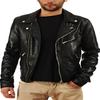 NOORA Men's Real Leather Jacket ST019