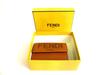 Authentic FENDI ROMA Brown Leather Trifold Wallet Compact Wallet # 9709  Refurbished