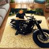 Johnny Hallyday: Le Phénix carpet Living room and bedroom mats printing Art Protective pad Room