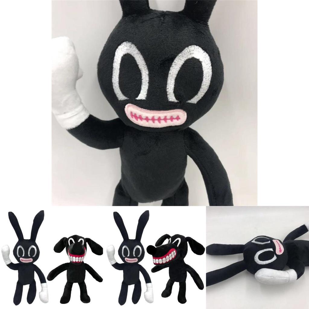 Adorable And Spooky Siren Head Horror Black Bunny Plush Stuffed Doll For Kids