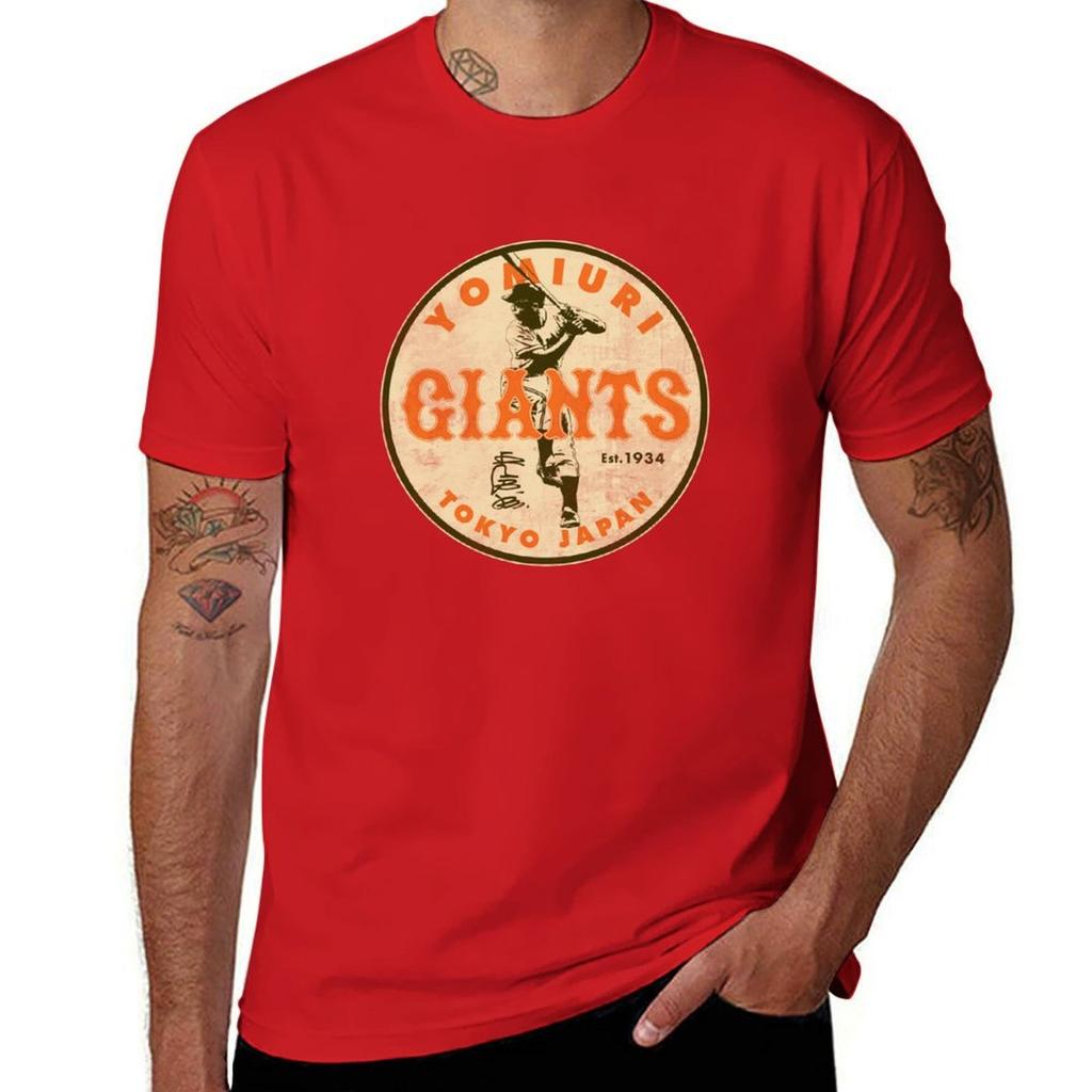 Tokyo Yomiuri Giants Sadaharu Oh by ? Purkins Originals T-Shirt Shirts Graphic Tees Tees Mens T Shirt Graphic
