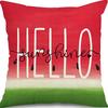 New Nordic Linen Pillowcase Summer Fruit Print Pillowcase Sofa Cushion Cover Home Furnishing