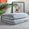 Solid-color Flannel Modern Throw Blanket Summer Air-conditioned Room Office Nap Single-layer Double-sided Fleece Four-season