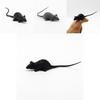 Unique Mini Mouse Toy Model For Pranks And Halloween Fun Plastic Material 9cm Size