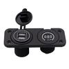 12 V LED Duel Auto 2 USB-Port Ladegerät mit DC Voltmeter Digital Auto/Motorrad/Boot Zigarettenanzünder Buchse Splitter