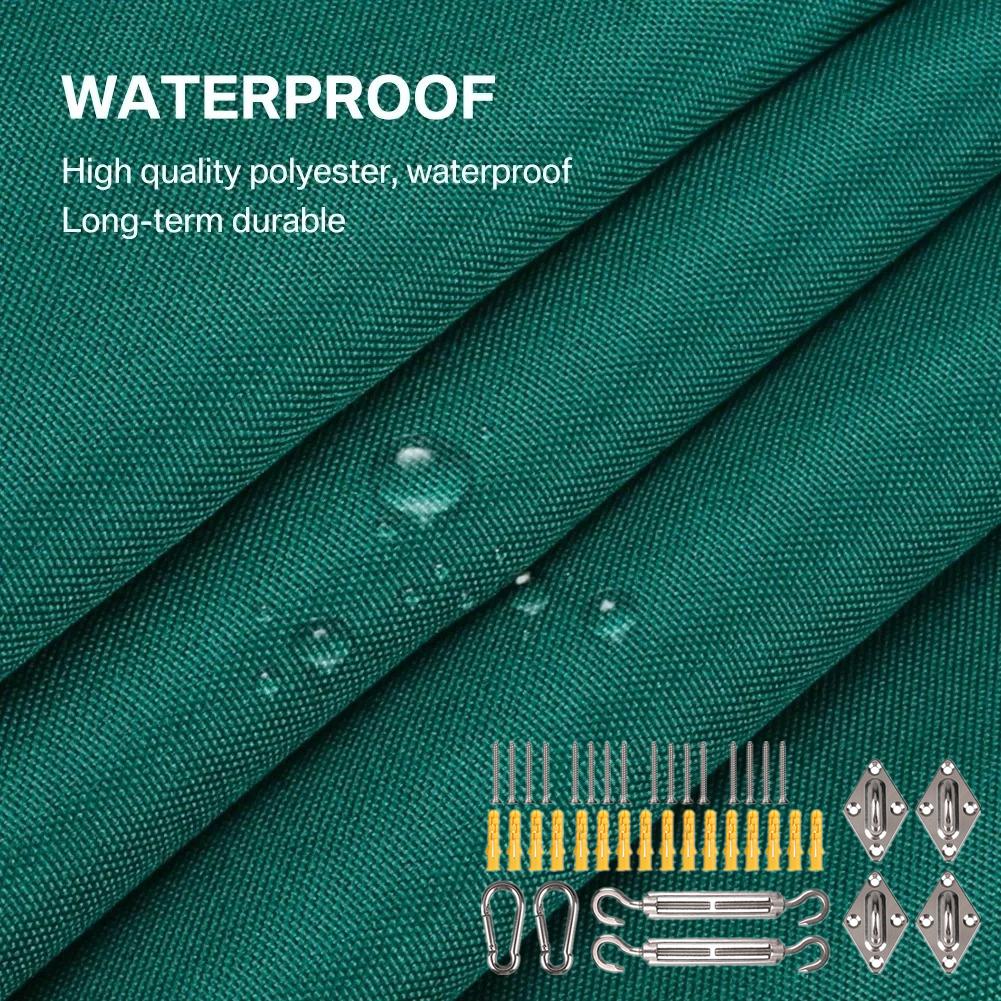 Shade Sun Sail Curved Commercial Outdoor Shade Cover Rectangle Triangle Heavy Duty Waterproof for Backyard Patio Garden Deck