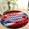 1pc B-Bayern Munich  Print Round Carpet Chair Round Carpet Suitable for Bedroom Living Room Home Decorative Carpet