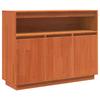 Sideboard In Wax Brown 104.5 X 34 X 80 Cm Solid Pine Wood