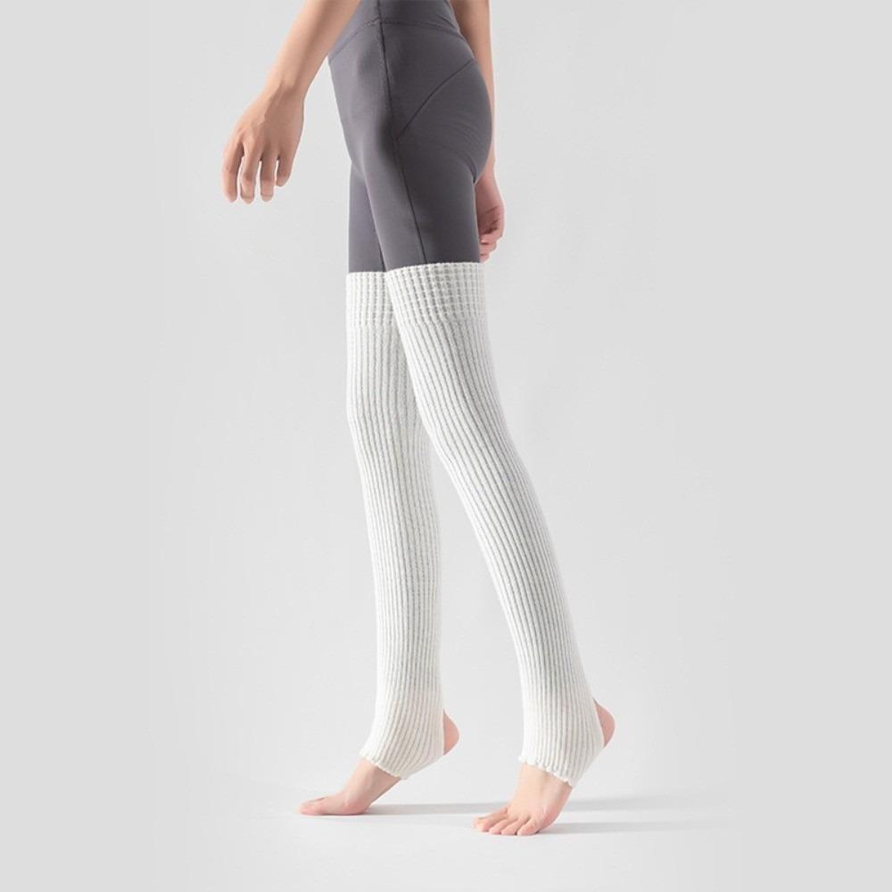Knee High Long Foot Covers Foot Cover Pilates Yoga Knitted Socks Ballet Leg Warmers Women Girls