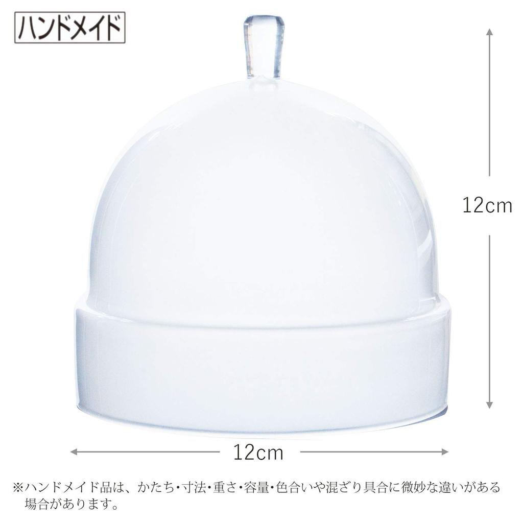 Toyo Sasaki Glass Glass Dome, 120cm Frosted Glass Dome, Cake Dome, Cake Cover, Cake Stand, Dessert Cover, Dessert Plate, TS44040-302