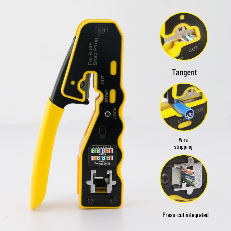 8P8C Network Cable Crimper and Wire Stripper for Cat5/Cat6