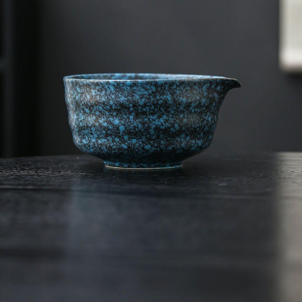 2Pcs Pouring Spout Matcha Bowl Set Handcrafted Smooth Surface Matcha Tea Set Multipurpose Easy To Clean Ceramic Matcha Tool