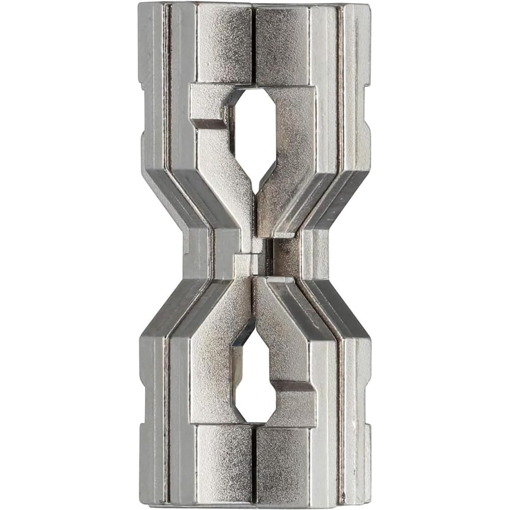 Hanayama Cast Hourglass Puzzle Level 6 Brain Teaser Game for Adults and Kids
