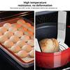 Baking Mat 30-Ring Silicone Non-stick Heat Resistant 0.4mm Thick Oven Refrigerator Safe Baking Aid with Anti-Slip Edges Kitchen Mat