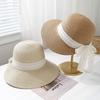 Summer Hats For Women Wide Brim Korean Style Sunshade Sun Protection With Bow Sun Hat Beach Accessories Bucket Hat Female New