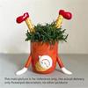 M-Modern-Inverted Girl Flower Pot Flower Pot Indoor Outdoor Succulent Plant Container Home Balcony Garden Dress Up