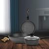 Royalstar Starry Sky Maifan Stone 3-Piece Cookware Set