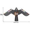 Falke Drachen Vogelabwehr Vogelabwehr Fliegender Drachen mit Federn Reflektierender Falke Blitz Schrecken Taubenabwehrgerät für Garten Hof