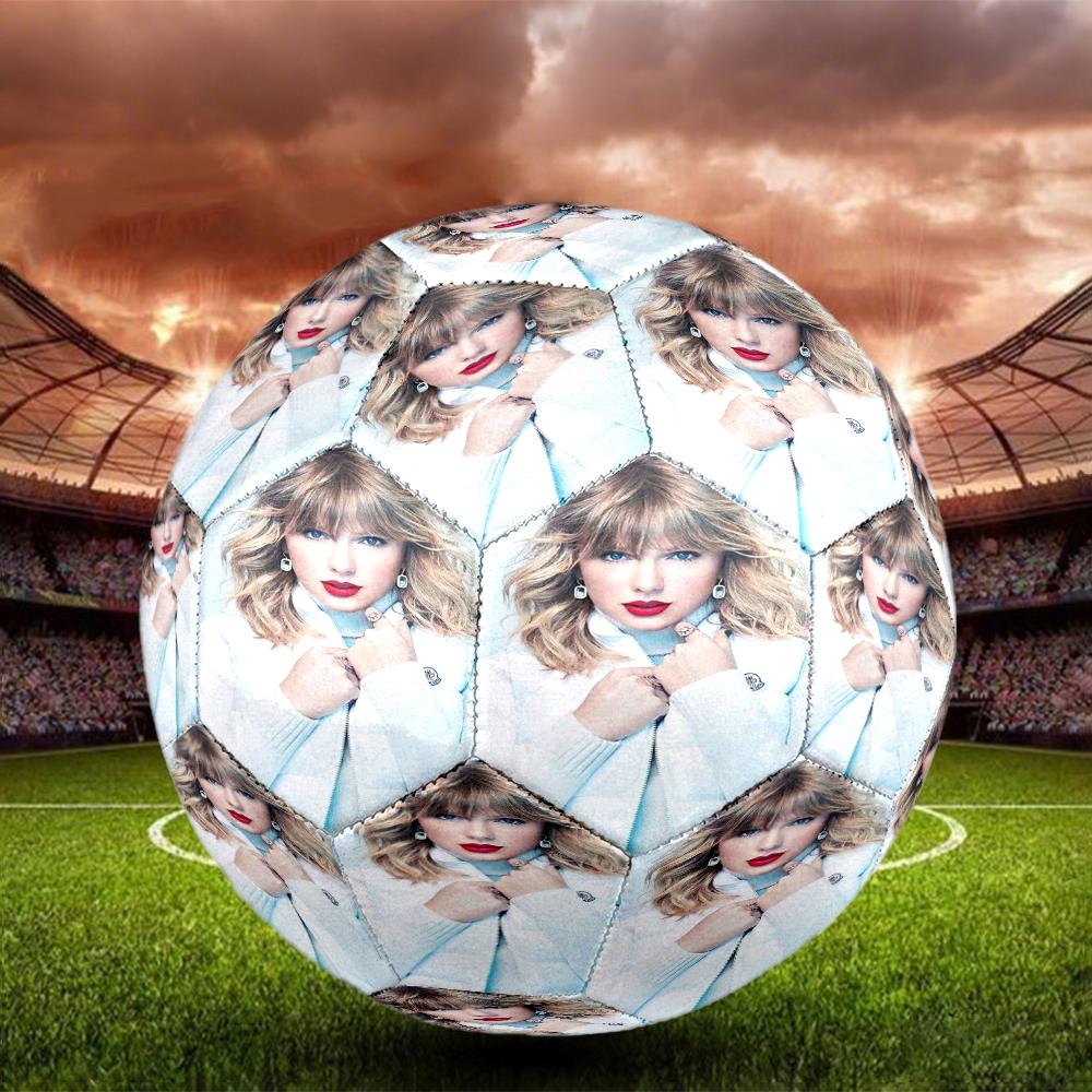 Taylor Theme Size 5 Soccer Ball, Suitable for Both Indoor and Outdoor Matches, a Gift Suitable for Everyone.