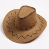 Summer Western Cowboy Hat Women Casual Sun Protection Hat Street Retro Face Showing Little Knight Hat Sun Protection Travel