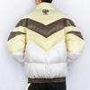 Li Ning Cba Series Sports Warm Color Block Stand Collar Down Jacket Men Outerwear Yellow AYMQ591-1